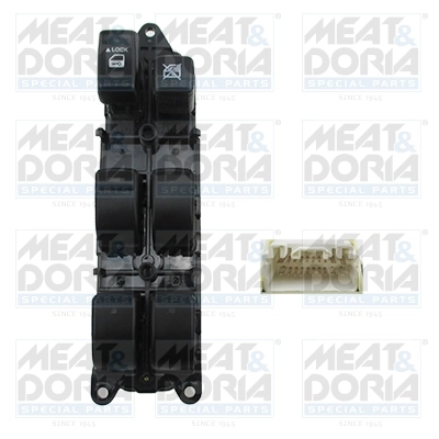 Switch, window regulator